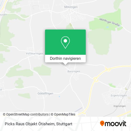 Picks Raus Objekt Ötisheim Karte
