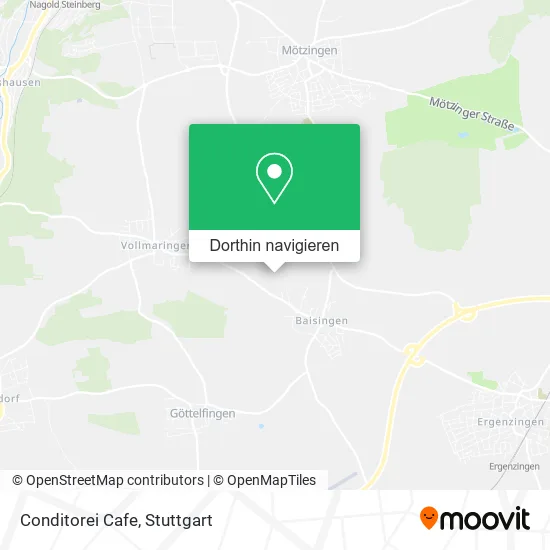 Conditorei Cafe Karte