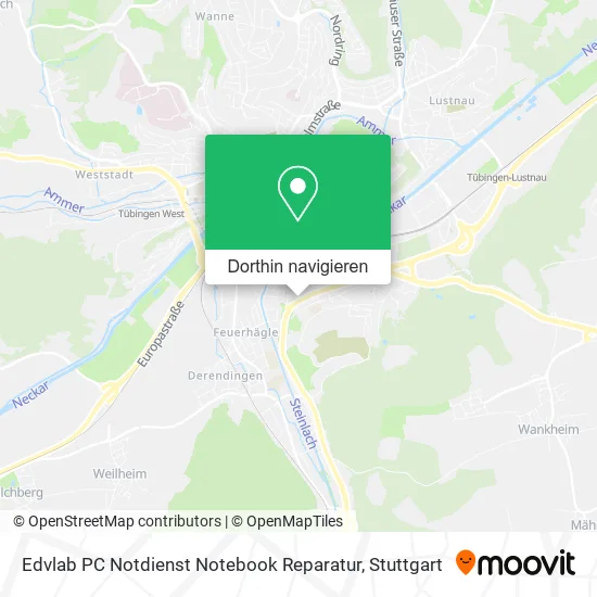 Edvlab PC Notdienst Notebook Reparatur Karte