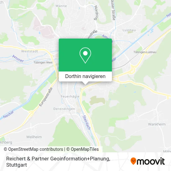 Reichert & Partner Geoinformation+Planung Karte