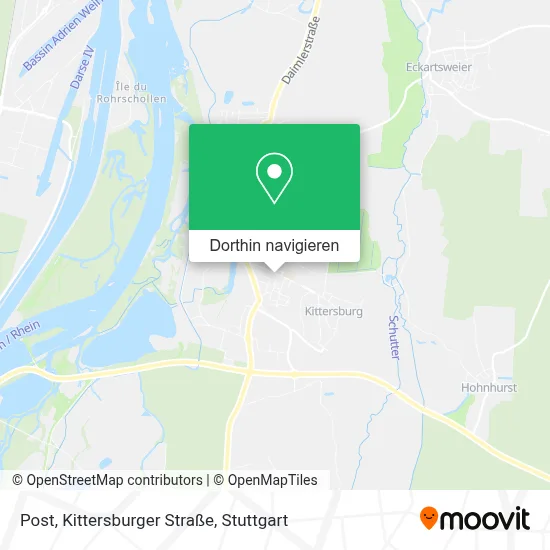 Post, Kittersburger Straße Karte