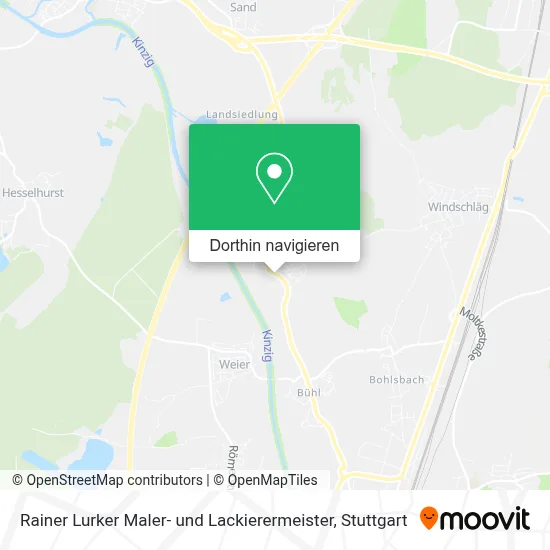 Rainer Lurker Maler- und Lackierermeister Karte