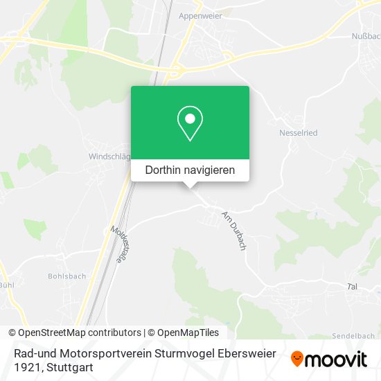 Rad-und Motorsportverein Sturmvogel Ebersweier 1921 Karte