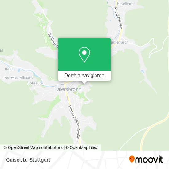 Gaiser, b. Karte