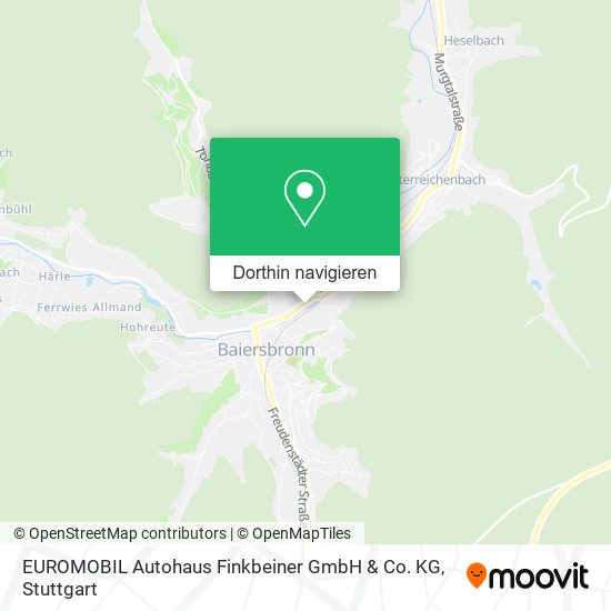 EUROMOBIL Autohaus Finkbeiner GmbH & Co. KG Karte