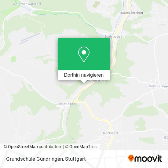 Grundschule Gündringen Karte