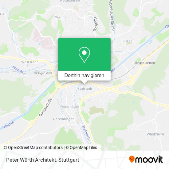 Peter Würth Architekt Karte