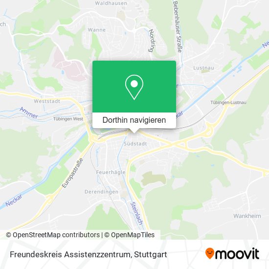 Freundeskreis Assistenzzentrum Karte