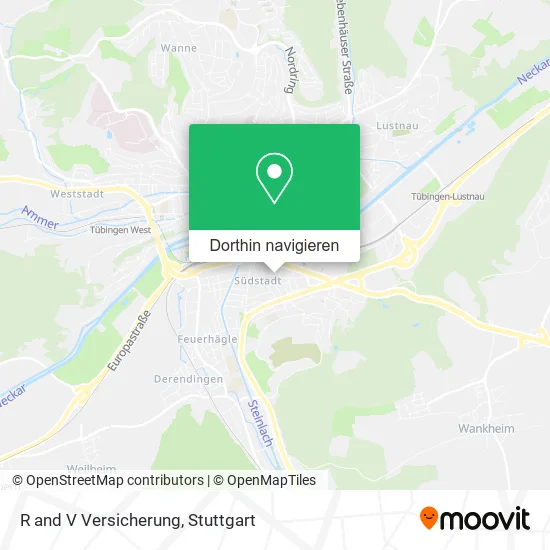 R and V Versicherung Karte