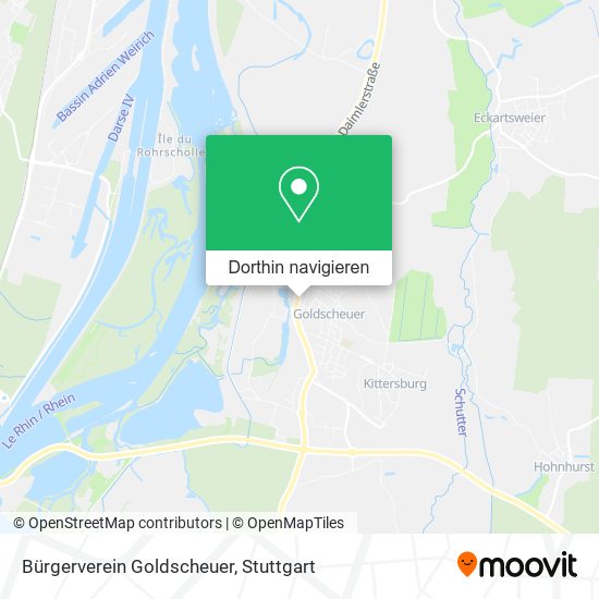 Bürgerverein Goldscheuer Karte