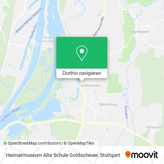 Heimatmuseum Alte Schule Goldscheuer Karte