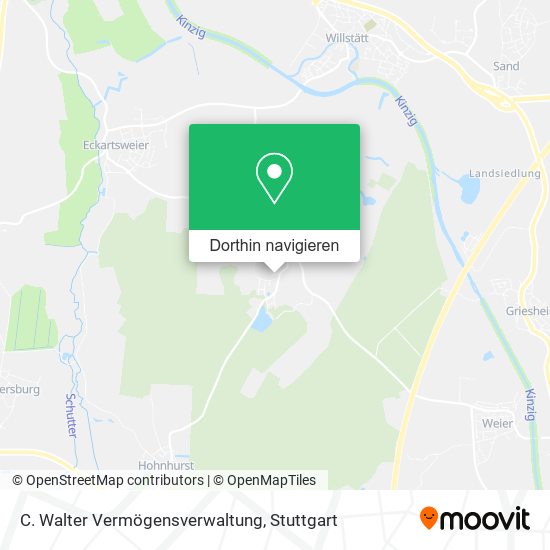 C. Walter Vermögensverwaltung Karte