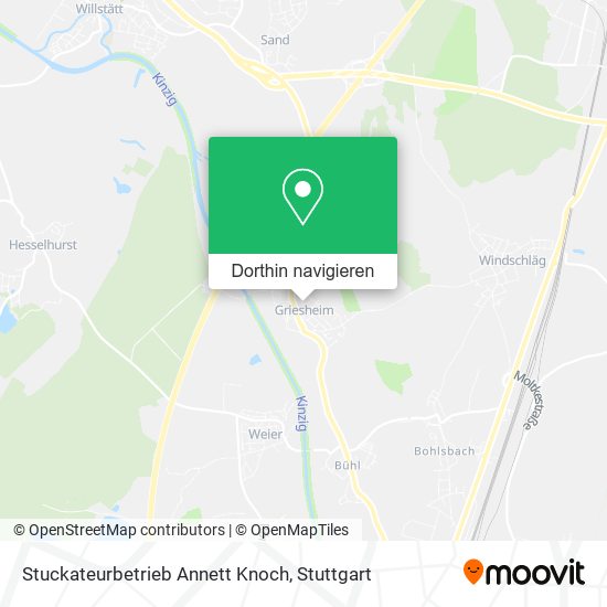 Stuckateurbetrieb Annett Knoch Karte