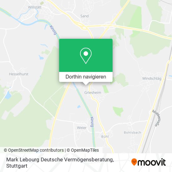 Mark Lebourg Deutsche Vermögensberatung Karte