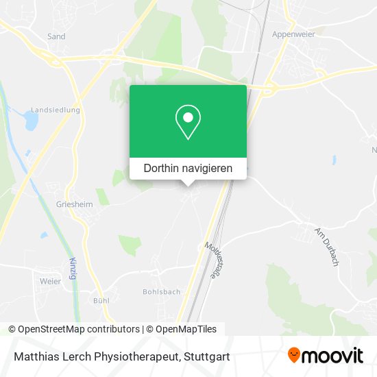 Matthias Lerch Physiotherapeut Karte