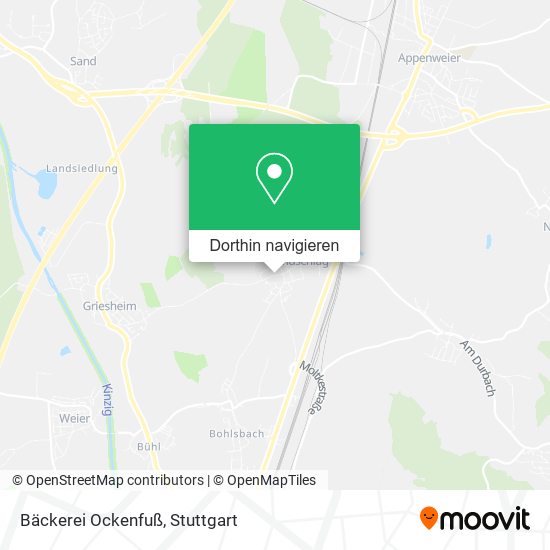 Bäckerei Ockenfuß Karte