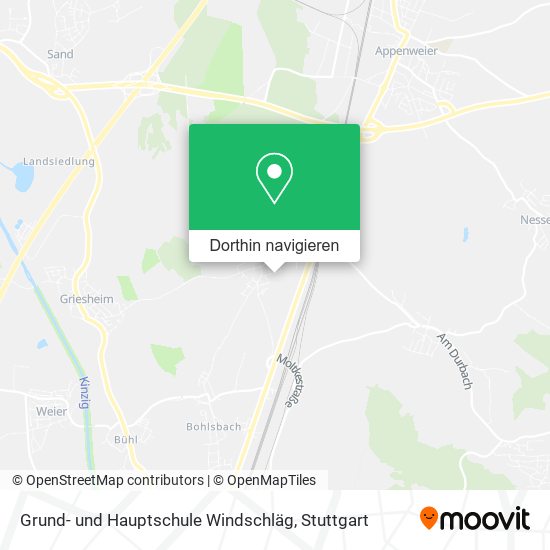 Grund- und Hauptschule Windschläg Karte