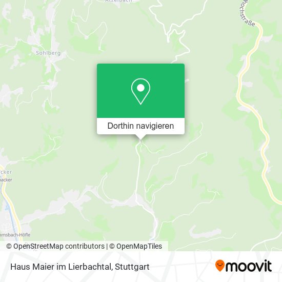 Haus Maier im Lierbachtal Karte