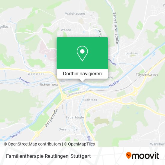 Familientherapie Reutlingen Karte