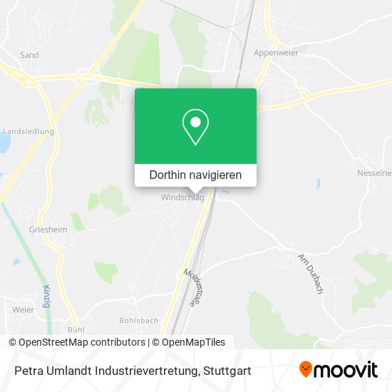 Petra Umlandt Industrievertretung Karte