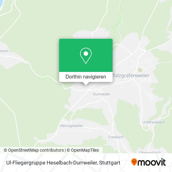 Ul-Fliegergruppe Heselbach-Durrweiler Karte