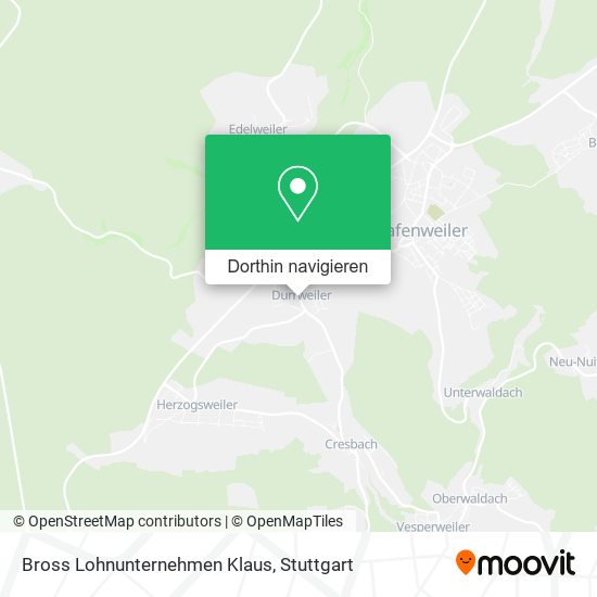 Bross Lohnunternehmen Klaus Karte