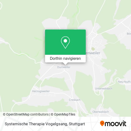Systemische Therapie Vogelgsang Karte