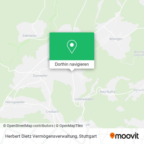 Herbert Dietz Vermögensverwaltung Karte
