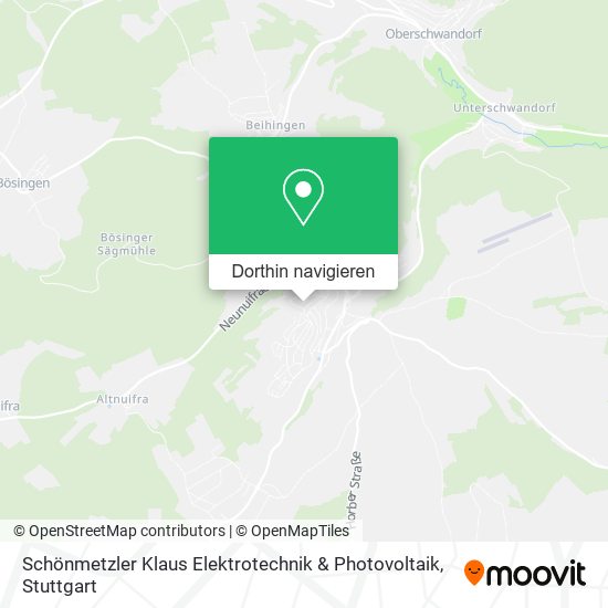 Schönmetzler Klaus Elektrotechnik & Photovoltaik Karte