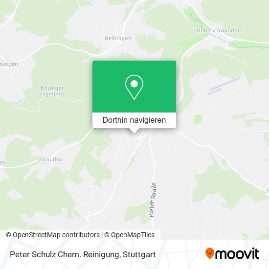 Peter Schulz Chem. Reinigung Karte