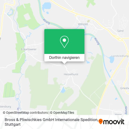 Bross & Pliwischkies GmbH Internationale Spedition Karte
