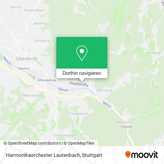 Harmonikaorchester Lautenbach Karte