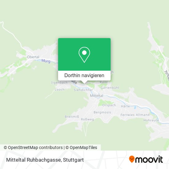 Mitteltal Ruhbachgasse Karte