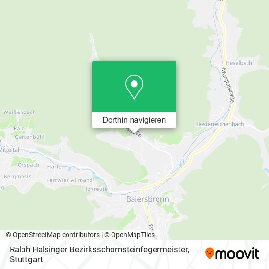 Ralph Halsinger Bezirksschornsteinfegermeister Karte