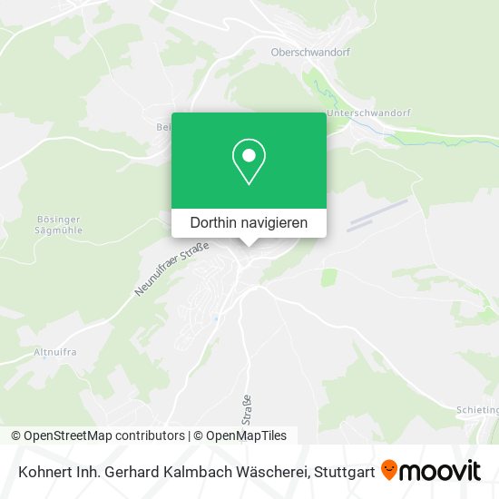 Kohnert Inh. Gerhard Kalmbach Wäscherei Karte