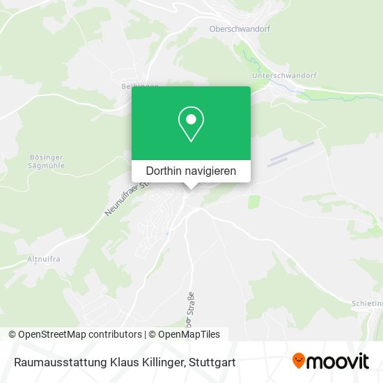 Raumausstattung Klaus Killinger Karte
