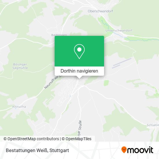 Bestattungen Weiß Karte