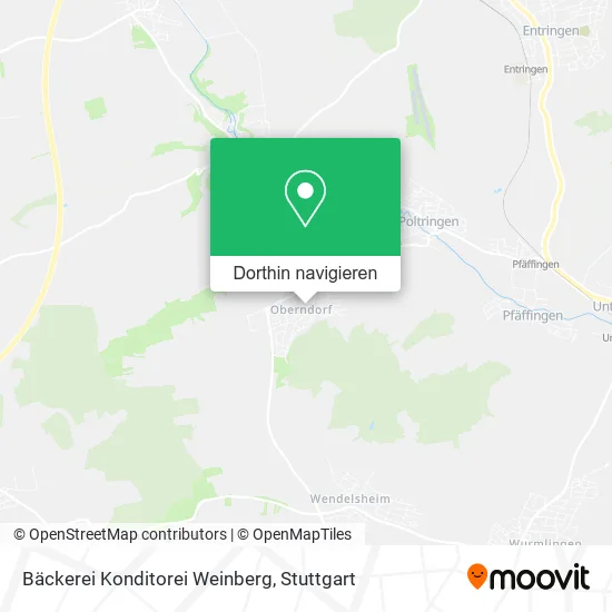 Bäckerei Konditorei Weinberg Karte