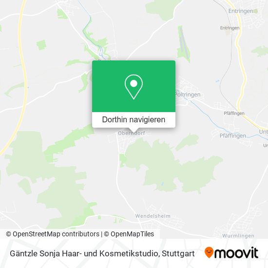 Gäntzle Sonja Haar- und Kosmetikstudio Karte