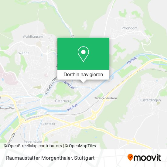 Raumaustatter Morgenthaler Karte