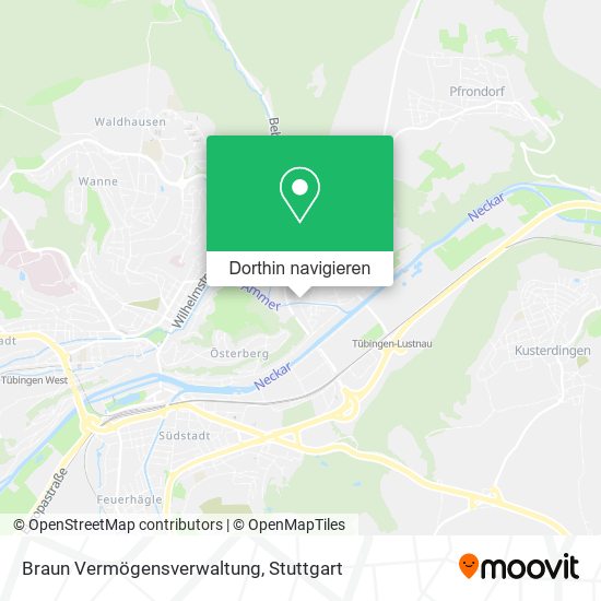 Braun Vermögensverwaltung Karte