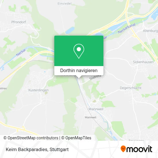 Keim Backparadies Karte