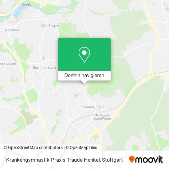 Krankengymnastik-Praxis Traude Henkel Karte
