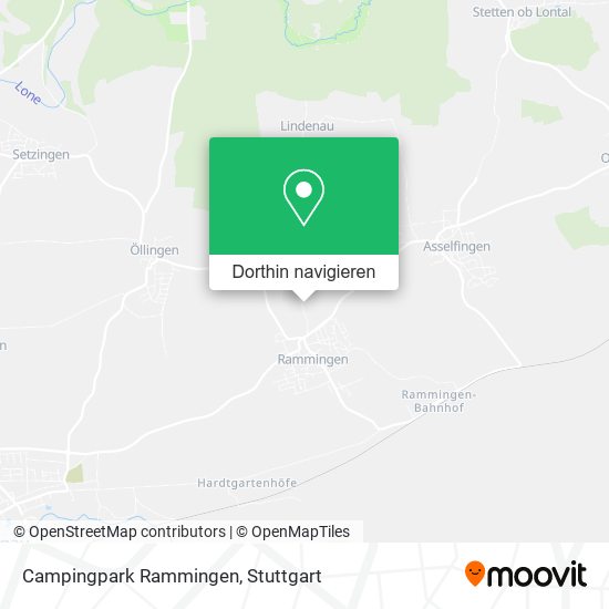 Campingpark Rammingen Karte