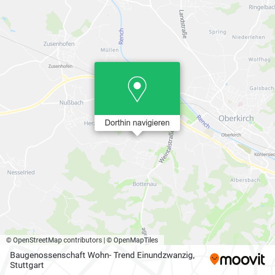 Baugenossenschaft Wohn- Trend Einundzwanzig Karte
