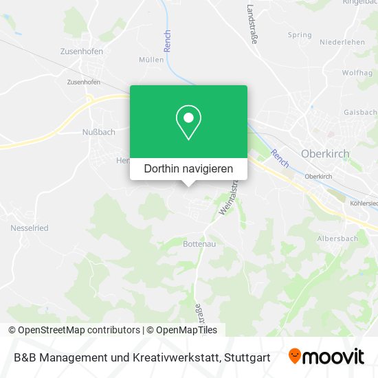 B&B Management und Kreativwerkstatt Karte