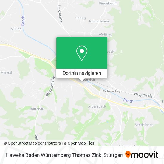 Haweka Baden Württemberg Thomas Zink Karte