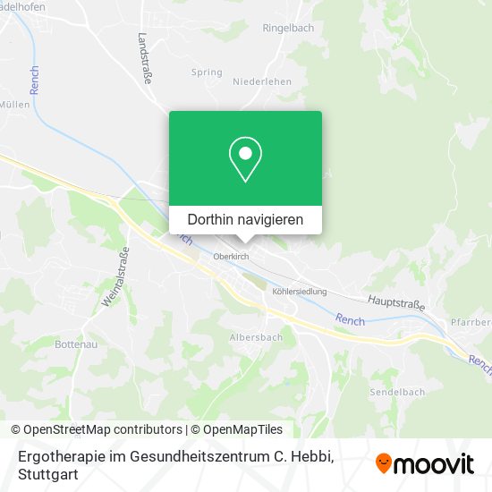 Ergotherapie im Gesundheitszentrum C. Hebbi Karte