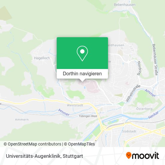 Universitäts-Augenklinik Karte