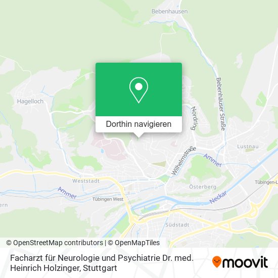 Facharzt für Neurologie und Psychiatrie Dr. med. Heinrich Holzinger Karte